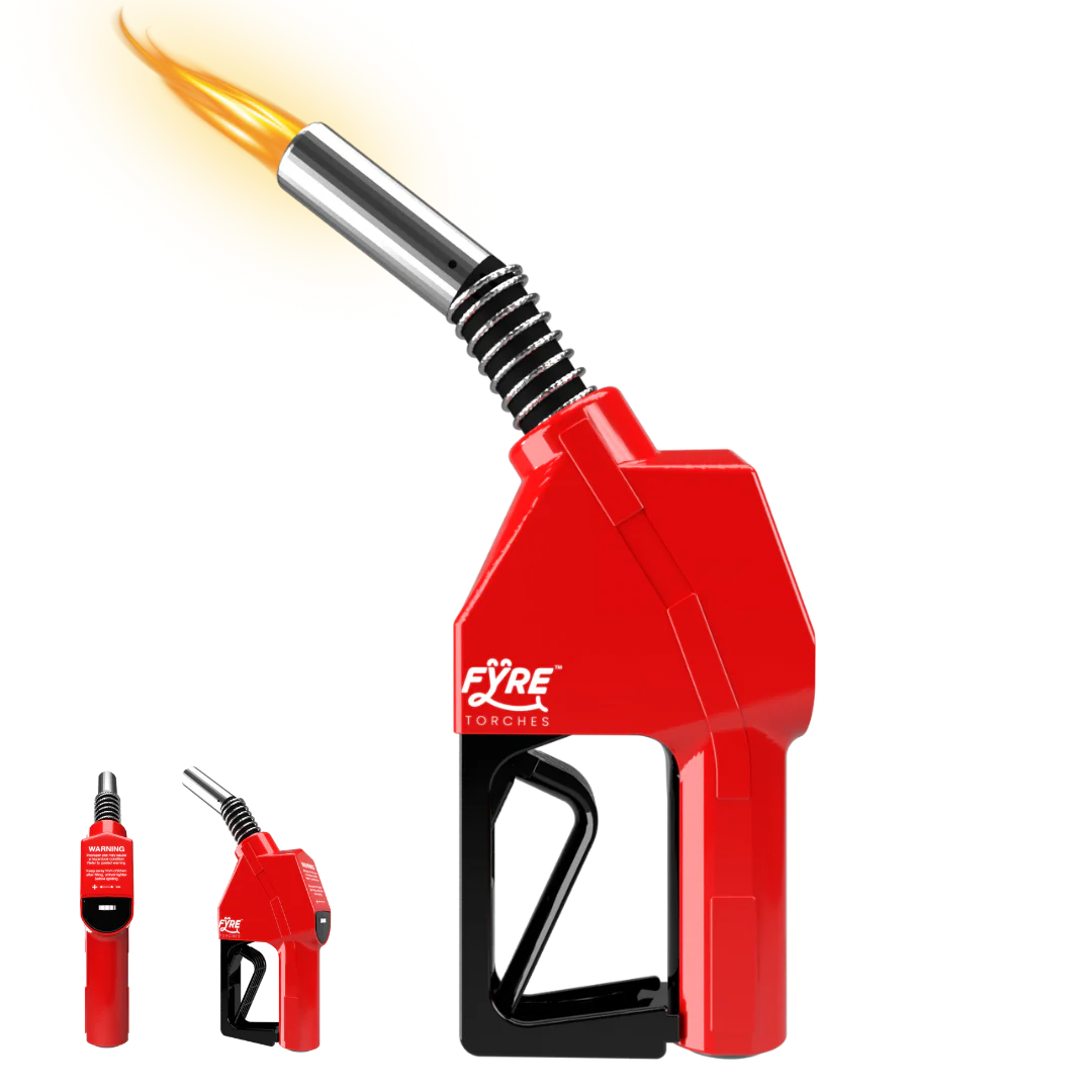 "Gas Pump" Shaped Torch Refillable and Adjustable Flame - Image 4