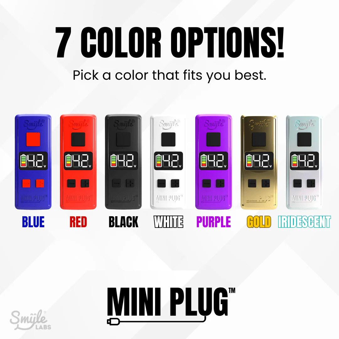 Mini Plug 510 Cart Battery with Built-in USB-C Cable, Adjustable Voltage, LED Display - Image 7