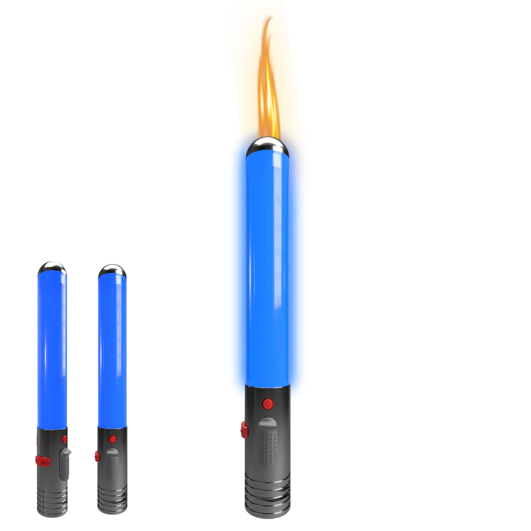 Saber Shaped Kitchen Torch with Glowing Lights and Adjustable Flame - Image 5